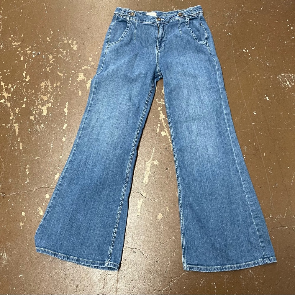 Pilcro Blue Flare Women's Jeans